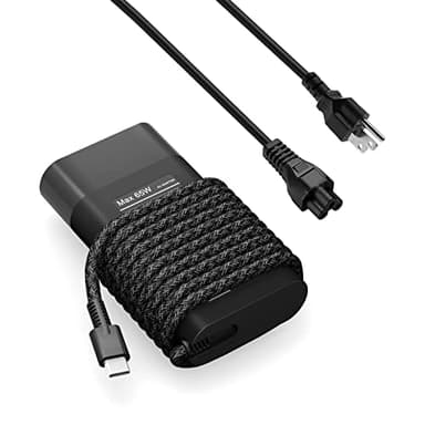 ROAYEWEY New Slim 65W USB C Charger Compatible with HP Spectre X360 14 2 in 1,Elitebook x360, Pavilion Envy Elite x2 Fast Charging Type C Travel Laptop Power Adapter