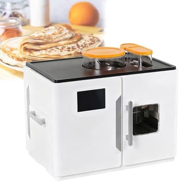 Fully Automatic Roti Maker, Electric Chapati Maker Machine,Rotis Naan Makers,Make 8 Delicious Flatbreads, And Pitas In One Go With One, One Pancake makers Machine To Use, For Perfect Roti