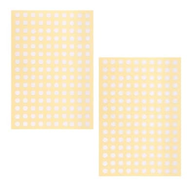 Fukaisu 300pcs White Reflective Dot Stickers, 0.26in High-Reflective Golf Simulator Ball Marker Decals Weatherproof Launch Monitor Sticker for Simulators High-Speed Cameras & Launch Monitors