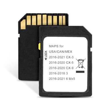RVgolf Navigation Car GPS SD Card Compatible with 2016-2018 Mazda 3, 2016-2020 CX-5/CX-9, 2016-2024 Mazda 6/CX-3/MX-5, GPS Map Card Sync Navigation System for USA/Canada/Mexico