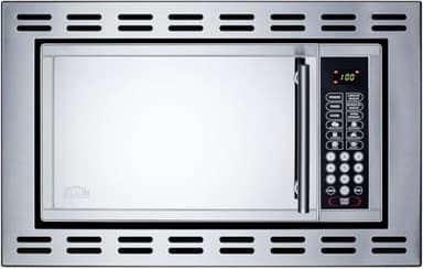 Summit 24” Over The Range Microwave, 0.9 cu.ft. Built In Microwave, Stainless Steel- OTR24