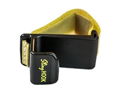 SlingHook Universal slingclip for Backpack Shoulder Straps, fits Any Pack, fits Any Sling, Hands Free Hiking, Simple Fast Installation, Doubles as Tactical Sling Support