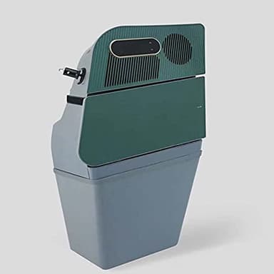 Refrigeration Compatible for Model Y 2019-2023 Rear Trunk Fridge 15L 12-16V Green Mini car Fridge