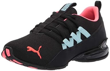 PUMA Womens Riaze Prowl Cross Trainer, PUMA Womens Black-Ignite Pink-Aquamarine, 6
