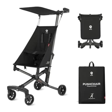 Ultra Lightweight Travel Stroller for Baby Aged 6-36 Months, Small Compact Folding Stroller with Backpack & Sun Visor for Kids Ages 1 to 3 Years Old - Fits Airplane Easy Carry and Storage