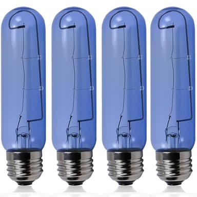 Upgrade 7006999 Blue Glass Replacement Bulb Compatible with sub-Zero Refrigerator,7006999 Freezer Refrigerator Light Bulb E26 40W Cool Blue Bulbs - 4 Pack