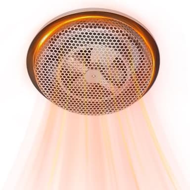 157 Bathroom Heater Ceiling,Compatible with Broan-NuTone 157 Low-Profile Fan-Forced Ceiling Heater,1250W Rapid Heating,Enclosed Sheath Element for Bathroom, Kitchen, and Home, Satin Aluminum