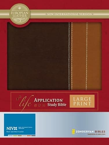 NIV Life Application Study Bible, Large Print