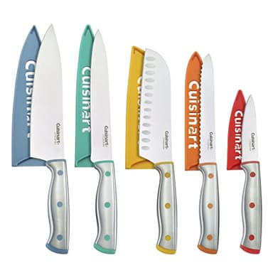 Cuisinart C77CR-10P 10pc Stainless Steel ColorCore™ Color Rivet Set with Blade Guards
