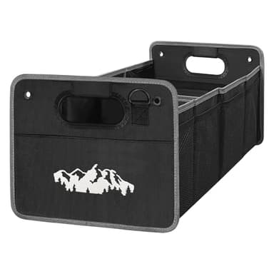 Car Trunk Organizer for Subaru Outback Crosstrek Forester Ascent Impreza WRX Legacy Accessories, Car Trunk SUV Accessories for Men & Women, 600D Oxford Polyester Trunk Storage Organizer Box (WHITE)