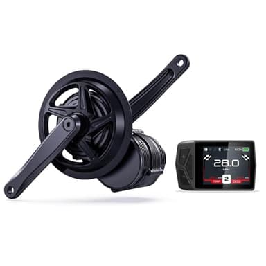 TONGSHENG TSDZ-8 750W Mid-Drive Ebike Conversion Kit - Upgrade Your Ride with Powerful Electric Bike Kit (68mm/73mm BB Length, Universal Fit, B02N Display), Black