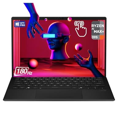 ASUS ROG Flow Z13 Gaming Laptop, AMD Ryzen AI MAX+ 395, 32 GB LPDDR5x RAM, 2 TB PCIe SSD, 13.4" 2.5K (2560x1600) 180Hz Touchscreen, AMD Radeon 8060S Graphics, 1-Zone RGB Keyboard, W11 Pro, Off Black