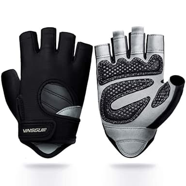 VINSGUIR Workout Gloves for Men and Women, Weight Lifting Gloves with Excellent Grip, Lightweight Gym Gloves for Weightlifting, Cycling, Exercise, Crosstraining, Pull ups, Fitness, Climbing and Rowing