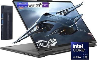 Lenovo Yoga 7i 2-in-1 Laptop, 16" 2K WUXGA Touchscreen Display, Intel Core Ultra 5 125U Processor, 16GB RAM 1TB SSD, Wi-Fi 6E, Backlit Keyboard, Fingerprint Reader, Windows 11 Pro, Storm Grey