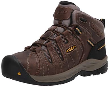 KEEN Utility Men's Keen, Flint II Mid Work Boot Brown