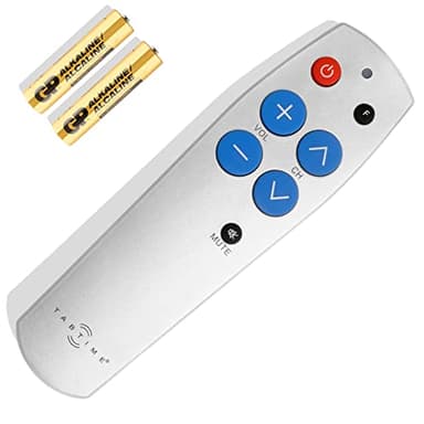 TabTime Big Button Universal Remote - Simple TV Remote for Seniors - Easy to Use and Set Up Dementia Products for Elderly - Needs Original to Program ​