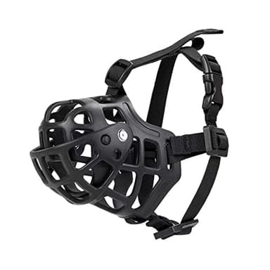 Dog Muzzle Basket Dog Muzzles Humane Cage Mouth Cover for Prevents Biting Great Dane Mastiff Saint Bernard Breathable Mask for Aggressive Dogs