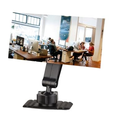 Acrylic Stick-On Security Mirror, Wide Angle Convex Rear View Mirror for Cubicle Desk Computer PC Monitor to See Behind You for Office Work Car Personal Safety and Security Decor Accessories