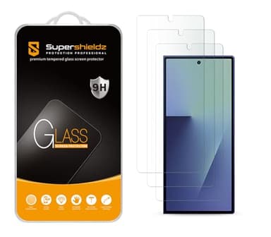 Supershieldz (3 Pack) Designed for Samsung Galaxy Z Fold 7 Tempered Glass Screen Protector, [Case Friendly] Anti Scratch, Bubble Free