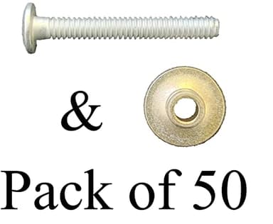 Peterbilt 379 Hucks & Collars - 1/4" / Large Flange Collars - Pack of 50