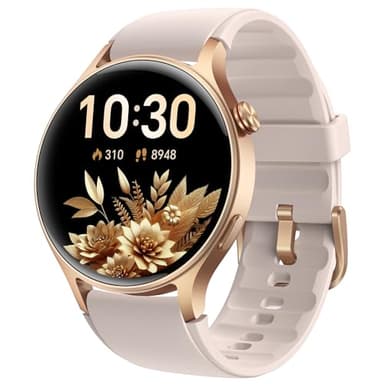 aeac Smart Watch for Women, 1.32'' AMOLED Ultra-Clear Screen Activity Trackers with Heart Rate/Sleep/SpO2 Monitor, Smartwatch for iPhone/Samsung/Android, 110+ Sport Modes Waterproof Fitness Watch