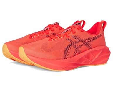 ASICS Men's NOVABLAST 5 Running Shoe, 12, Flash RED/EDO Purple