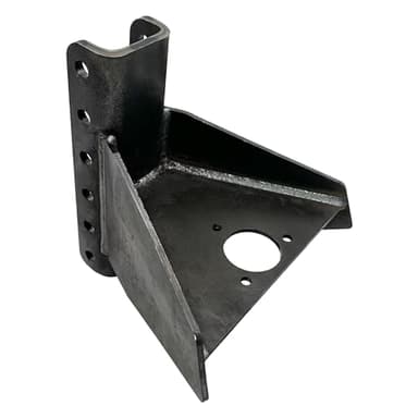 A.A Adjustable Vertical Channel Weld On Tongue Adapter for A-Frame Trailers - up to 20,000 lbs, Fully Welded
