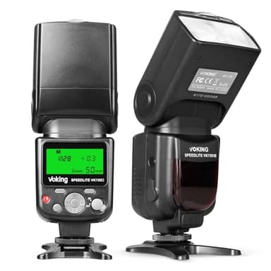 Voking VK750II TTL Camera Flash Speedlite with LCD Screen Compatible with Nikon D3500 D3400 D3300 D3200 D3100 D5600 D7100 D7200 D5300 D5500 D500 D850 D750 and Other DSLR Cameras with Standard Hot Shoe