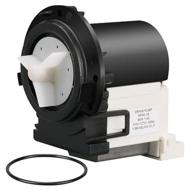 PartsBroz 4681EA2001T Washer Pump with Rubber Seal for LG Washer Drain Pump, Kenmore Elite Front Load Washing Machine AP5328388 PS3579318 fits WM8100HVA WM2487HWMA WM2277HW WM3170CW WM2650HRA WM2101HW