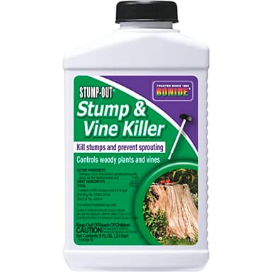 Stump-Out Stump & Vine Killer, 8 oz Concentrate with Applicator, Fast Acting Home Tree Stump Removal