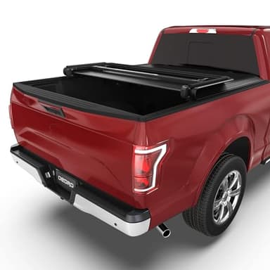 oEdRo Upgraded Tri-Fold Truck Bed Tonneau Cover Compatible with 2015-2026 Ford F-150 F150 5.5 Feet Bed