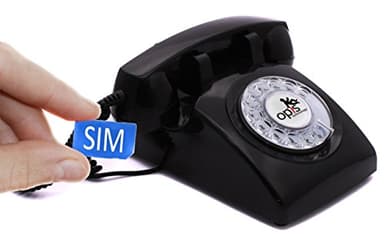 Opis 60s Mobile 4G Phone : The Rotary Retro GSM Desk Cell Phone - Home Senior Cellphone for Elderly Unlocked in Vintage Telephone Style - Black