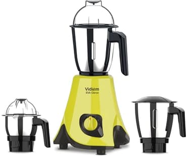 Vidiem Eva Citron Mixer Grinder 550watts with UL Certified Motor-110 Volts