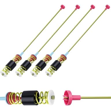 Upgraded Suspension Rods WA45T3400AP/A4 DC97-16350U DC97-16350T fit for Samsung WA50R5200AW/US WA50R5400AV/US WA50R5400AW/US WA45T3200AW/A4 WA50T5300AC/US AP6884450 4 Pack 26.5 In LUXRILIX