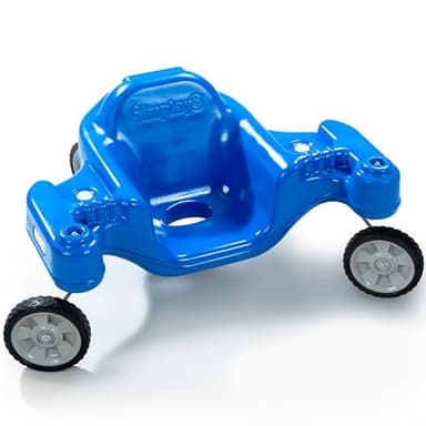Simplay3 Galaxy Glider Ride-On Toy for Toddlers and Kids Ages 1-1/2 to 5 Years, 360-Degree Spinning Sensory Riding Toy for Kids, Blue