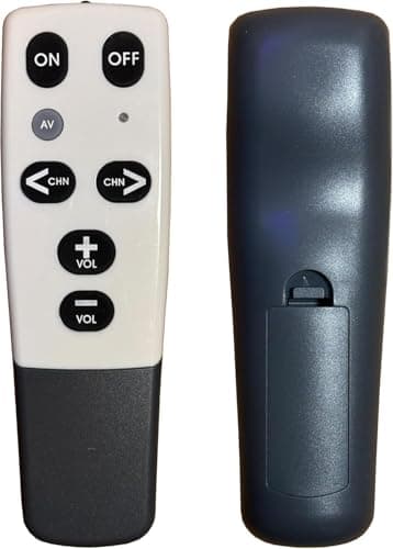 Big Button Universal TV Remote Control for Seniors, Easy to Use Alzheimers Dementia Products for Elderly with Guaranteed to Work with All Manufacturer Brands（Needs Original Remote to Program）