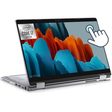 Dell Latitude 5310 2in1 Touchscreen Laptop i7 10th, 13.3in FHD(1920x1080) Laptop with Backlit Keyboard, Quad Core i7-10610U 4.9GHz, 16GB RAM, 512GB SSD, Win10 pro(Renewed)