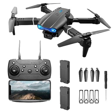 FPV Drone with 1080P Dual HD Cameras Upgraded Version RC Quadcopter for Adults, Beginner WiFi RC Drone Live Video, One Key Take Off/Land