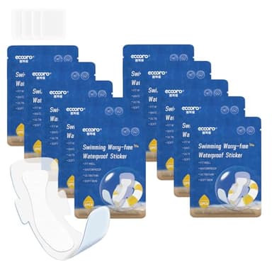 KMXNVB Waterproof Swimming Pads for Women, Skin Friendly Private Area Protection, Waterproof Private Patches, Dirt Prevention for Swimming, Daily Activities, Bathing, Spa & Water Sports