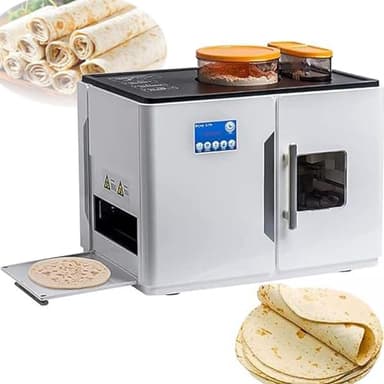 1800 W Full Automatic Electric Roti Robot Flatbread Tortilla Roti Magic Fully Making Machine Rotimatic Roti Maker,Entire Process From Doughball To Puffy Roti,One-Click Pr