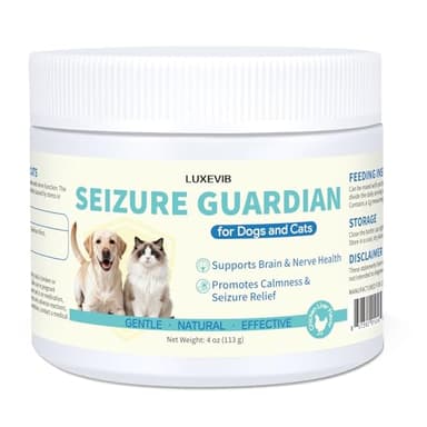 Nervous System Supplements, Seizure Guardian for Dogs and Cats, Natural Herbal Formula for Daily Relaxation, Stress Response and Reduce Sudden Loss of Balance or Collapse - 4 oz