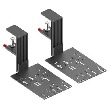 2 Sets of HOTAS Desk Mounts for Flight Sim Game Joysticks, Throttles Compatible with Logitech X56/X52/X52 Pro, Thrustmaster T-Flight Hotas series/T.16000M FCS/Sol R2/TCA