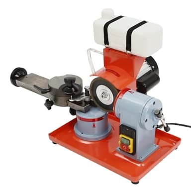 Circular Saw Blade Sharpener, 370W Water Injection Angle Mill Grinder with High Accuracy Water Tank & Shakeproof Pads Saw Blade Sharpening Grinding Machine for Alloy Saw-Blade (Diameter 3.15-27.5 in)