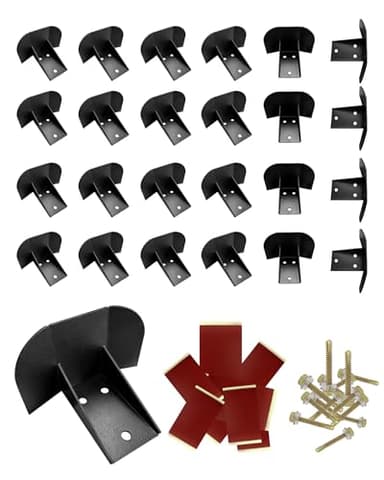 Snow Guards Snow Stops for Metal Steel Roof, Stop from Sliding Off Your Metal Roof, with Adhesive Gasket and Screws（25 Pack）