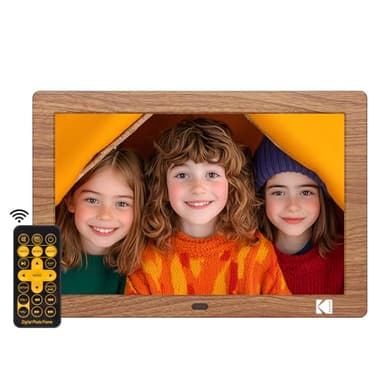 KODAK 8 Inch Digital Picture Frame, 1280x800 HD IPS Screen Digital Photo Frame with Remote Control, Automatic On/Off, Auto-Rotate (NO WiFi)