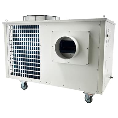 HQHAOTWU 220V Industrial Air Conditioner, 51100 BTU Portable Spot Cooler, 2700m³/h Air Flow, 6KW Indoor/Outdoor Cooling Aircon 3Phase