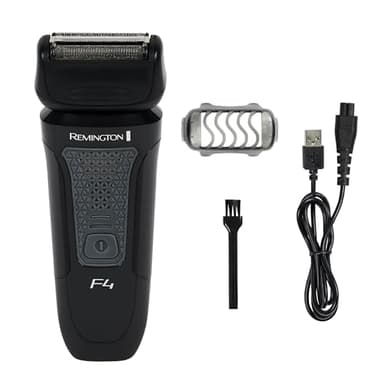 Remington F4 Style Series Foil Shaver for Men, Flexing Blades for Close and Comfortable Shave, Cordless Electric Rechargeable Razor.