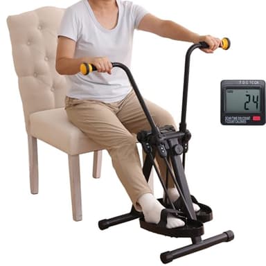 MDODM Pedal Exerciser Bike for Seniors, Arm Leg Hand and Knee Elderly Exercise Equipment, Sitting Home Exercise Machine for Total Body, Upper and Lower Limb Trainer