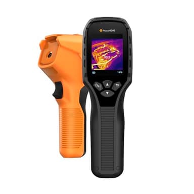 AccuMEMS GT14S Thermal Imaging Camera with Thermometer Mode, Ultra-Light 240g, -4°F~1022°F Range, 14H Runtime, Live Tracking with Edge-Enhanced Display, Infrared Camera for HVAC/Electrical Inspection