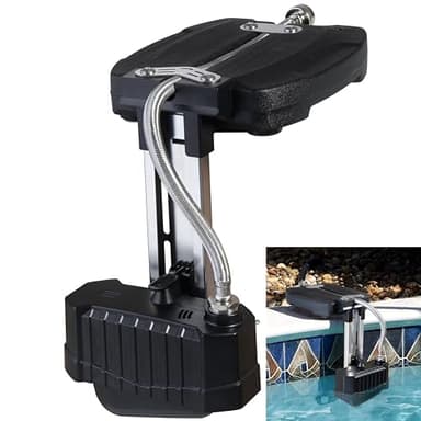 uueeGo Swimming Pool Water Leveler, Automatic Pool Water Filler, Automatically Maintain Water Levels, Never Over Fills The Pool, Suitable for In ground and Above Ground Pool, Carbon Black